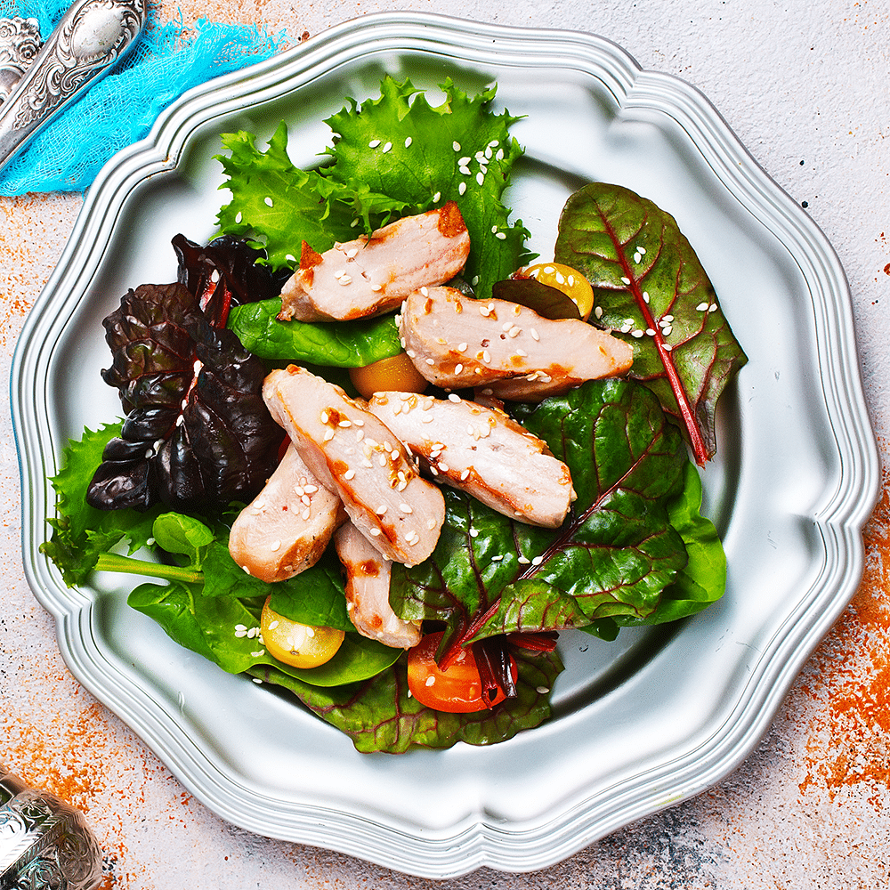 Frokost, Kyllingesalat med Avocado og Grønne Bønner